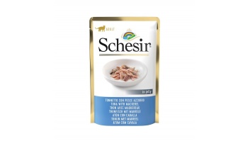Schesir Cat Tuna with Mackerel in Jelly, 85g - tuncis un skumbrija želejā