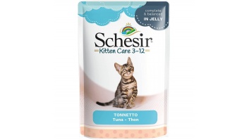 Schesir Kitten Care Tuna, 85g - tuncis želejā kaķēniem