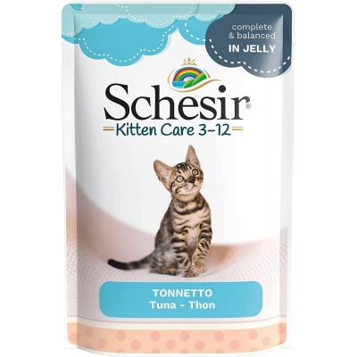 Schesir Kitten Care Tuna, 85g - tuncis želejā kaķēniem