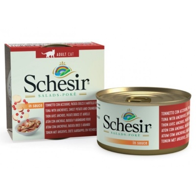 Schesir Salads Pokè, 85g - poke ar tunci, anšovīm, batatu un dzērvenēm