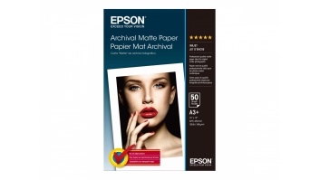 Epson Archival Matte Paper, A3+, 192 g/m2, 50 sheets Epson