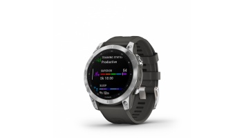 Garmin Fenix 7S Silver with Graphite Band EU