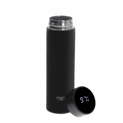 Adler AD 4506p Thermal flask, LED, 0.473 L, Black Adler