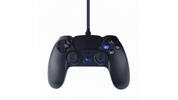 Gembird JPD-PS4U-01 Wired vibration game controller for PlayStation 4 or PC, black Gembird