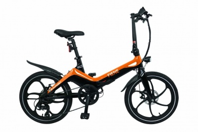 Blaupunkt | Fiene E-Bike | 20 collas | 24 mēneši(-i) | Oranžs/melns