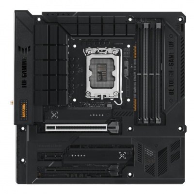 Asus TUF GAMING B760M-BTF WIFI Processor family Intel Processor socket LGA1700 DDR5 Supported hard disk drive interfaces M.2, SATA Number of SATA connectors 4