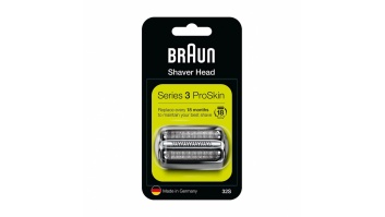 Braun 32S Shaver Replacement Head for Series 3, Silver/Black Braun