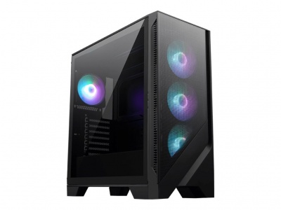 MSI PC Case MAG FORGE 320R AIRFLOW Side window Black Mid-Tower Power supply included No