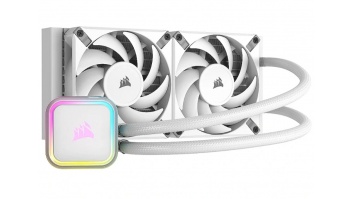 Corsair iCUE H100i RGB ELITE Liquid CPU Cooler - White Corsair