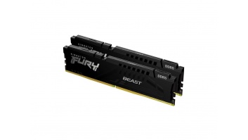 Kingston Fury Beast 16GB DDR5, 5200 MHz, CL40, 288-Pin, DIMM Kit (8GB x 2) Kingston