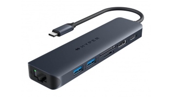 Hyper HyperDrive EcoSmart Gen.2 Universal USB-C 7-in-1 Hub w 100 W PD Power Pass-thru