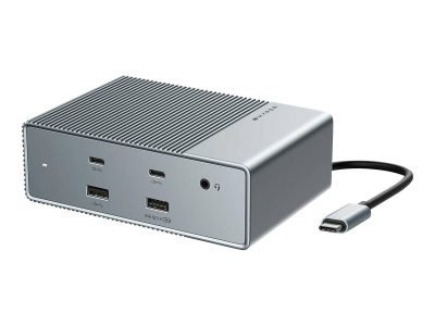 Hyper HyperDrive Universal GEN2 15-in-1 USB-C Triple Video Docking Station -- For MST enabled devices