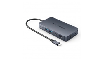Hyper HyperDrive Dual HDMI 10-in1 Travel Dock for M1 MacBook (silicon Motion)