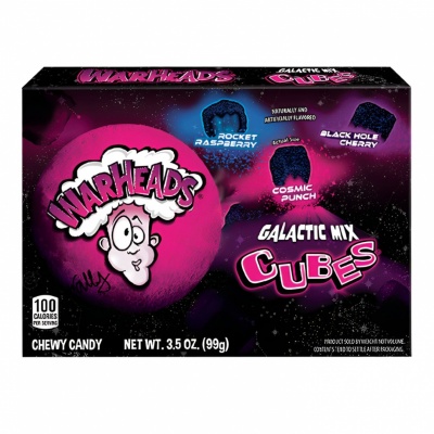 Konfektes WARHEADS (GALACTIC CUBES), 99g