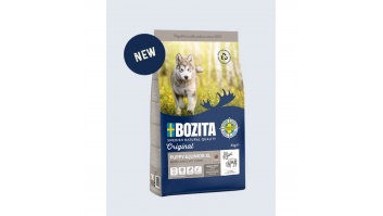 Bozita Original Puppy & Junior XL, 12kg - bezkviešu sausā barība lielo šķirņu kuceniem, junioriem, grūsnām un laktējošām kucēm