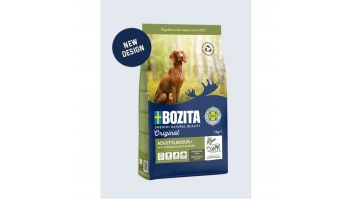 Bozita Original Adult Flavour Plus, 12kg - bezkviešu sausā barība ar ziemeļbriedi izvēlīgiem suņiem