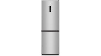 Gorenje NRK6192AS4 Refrigerator, E, Free standing, Combi, Height 186 cm, Net Fridge 207 L, Net Freezer 97 L, Grey Gorenje