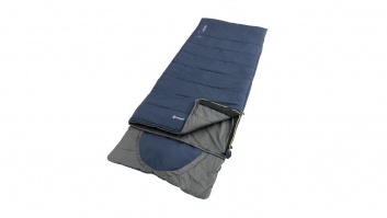 Outwell Contour Lux Sleeping Bag, Right zipper,Deep Blue