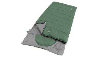 Outwell Contour Lux XL Sleeping Bag, Left zipper, Green