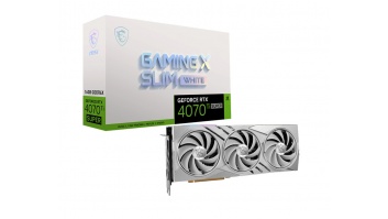 MSI | GeForce RTX 4070 Ti SUPER 16G GAMING X SLIM WHITE | NVIDIA | 16 GB | GeForce RTX 4070 Ti SUPER | GDDR6X | HDMI ports quantity 1 | PCI Express Gen 4