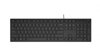 Dell Keyboard KB216 Multimedia Wired Ukrainian Black