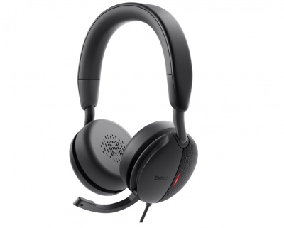 Dell Pro Wired On-Ear Headset | WH5024 | Built-in microphone | ANC | USB Type-A | Black