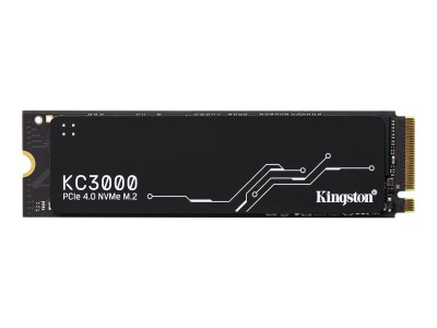 Kingston SSD | KC3000 | 4096 GB | SSD form factor M.2 2280 | SSD interface PCIe NVMe Gen 4.0 x 4 | Read speed 7000 MB/s | Write speed 7000 MB/s