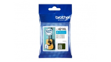 Brother LC421XLC Ink Cartridge, Cyan