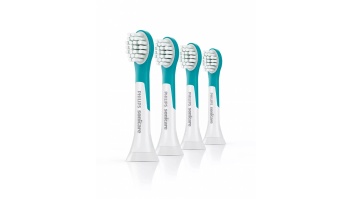 Philips Sonicare Toothbrush Heads HX6034/33 Heads For kids Number of brush heads included 4 Number of teeth brushing modes Does not apply Aqua
