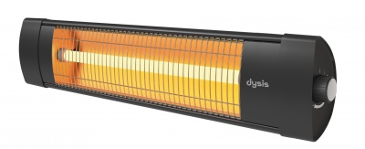 Simfer Indoor Thermal Infrared Quartz Heater Dysis HTR-7407 Infrared 2300 W Suitable for rooms up to 23 m² Black N/A