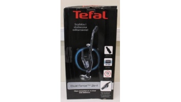 SALE OUT. TEFAL TY6756 Vacuum Cleaner, Dual Force, Handstick 2in1, Operating time 45 min, Grey TEFAL Vacuum Cleaner TY6756 Dual Force Handstick 2in1 Handstick and Handheld 21.6 V Operating time (max) 45 min Grey Warranty 24 month(s) DAMAGED PACKAGING | Va