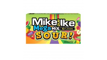 Košļājamās konfektes MIKE AND IKE (MEGA SOUR MIX), 141g
