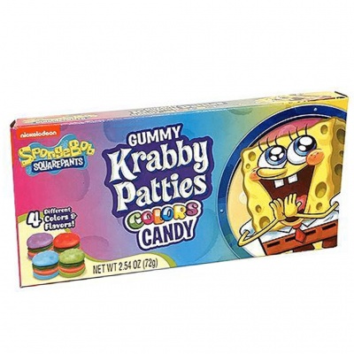 Želejas konfektes KRABBY PATTIES (COLORS), 72g