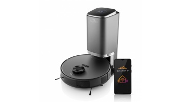 ETA Robot Vacuum Cleaner | Aurum PRO ETA624190000 | Wet&Dry | Operating time (max) 240 min | Li-ion | 5200 mAh | Dust capacity 0.25 L | Grey