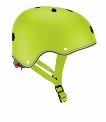 Globber Helmet Go Up Lights Lime green