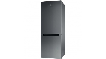 Indesit LI6 S2E X Refrigerator,E, Free-standing, Combi, Height 1.59 m, Net fridge 197 L, Net freezer 75 L, Inox | INDESIT