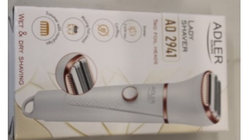 SALE OUT.  Adler AD 2941 Lady Shaver, Cordless, White | Lady Shaver | AD 2941 | Operating time (max) Does not apply min | Wet & Dry | AAA | White | DAMAGED PACKAGING | Lady Shaver | AD 2941 | Operating time (max) Does not apply min | Wet & Dry | AAA | Whi