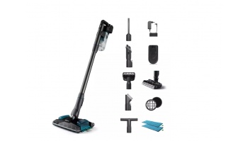 Philips XC8055/01 Aqua Plus Vacuum cleaner, Handstick, Cordless, Black