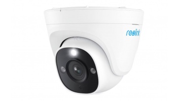 Reolink P344 12MP Ultra HD Smart PoE Dome Camera with Person/Vehicle Detection and Color Night Vision, White | Reolink
