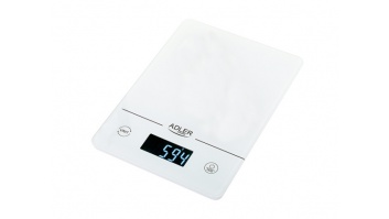 Adler | Kitchen scales | AD 3170 | Maximum weight (capacity) 15 kg | Graduation 1 g | Display type LCD | White