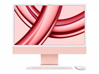 Apple iMac 24” 4.5K Retina, Apple  M3 8C CPU, 10C GPU/8GB/512GB SSD/Pink/SWE | Apple