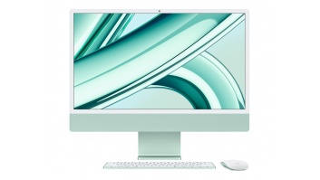 Apple iMac 24” 4.5K Retina, Apple  M3 8C CPU, 8C GPU/8GB/256GB SSD/Green/INT | Apple