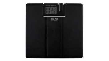 Adler | Bathroom Scale with Projector | AD 8182 | Maximum weight (capacity) 180 kg | Accuracy 100 g | Black