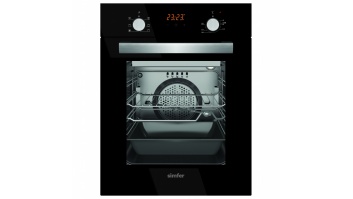 Simfer | Oven | 4207BERSP | 47 L | Multifunctional | Manual | Pop-up knobs | Height 59.5 cm | Width 45 cm | Black