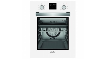 Simfer | 4207BERBB | Oven | 47 L | Multifunctional | Manual | Pop-up knobs | Width 45 cm | White
