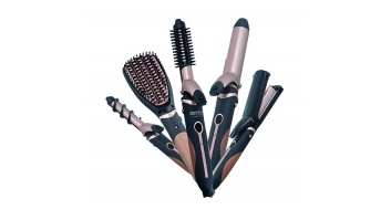 Camry | Hair Styler | CR 2024 | 1200 W | Black/Rose gold