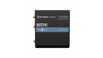 LTE Router | RUT241 | 802.11n | Mbit/s | 10/100 Mbit/s | Ethernet LAN (RJ-45) ports 2 | Mesh Support No | MU-MiMO No | 2G/3G/4G | Antenna type 2 x SMA for LTE, 1 x RP-SMA for WiFi | 0
