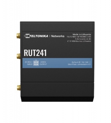 LTE Router | RUT241 | 802.11n | Mbit/s | 10/100 Mbit/s | Ethernet LAN (RJ-45) ports 2 | Mesh Support No | MU-MiMO No | 2G/3G/4G | Antenna type 2 x SMA for LTE, 1 x RP-SMA for WiFi | 0
