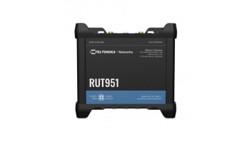 Industrial Cellular router | RUT951 | 802.11n | Mbit/s | 10/100 Mbit/s | Ethernet LAN (RJ-45) ports 4 | Mesh Support No | MU-MiMO No | 2G/3G/4G | Antenna type 	2 x SMA for LTE, 2 x RP-SMA | 0