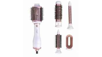 Adler | Hair Styler 5 in 1 | AD 2027 | 1200 W | Pearl White/Rose Gold